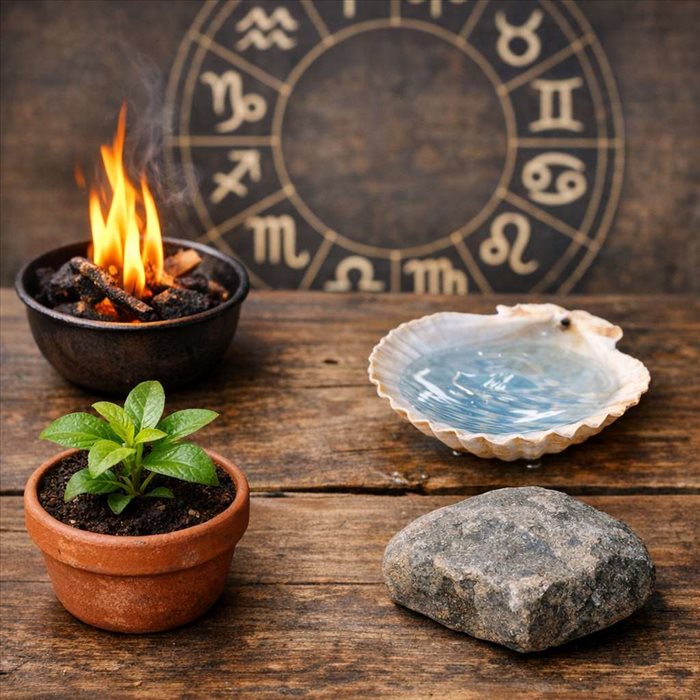 Pourquoi chaque signe astrologique a un élément ?