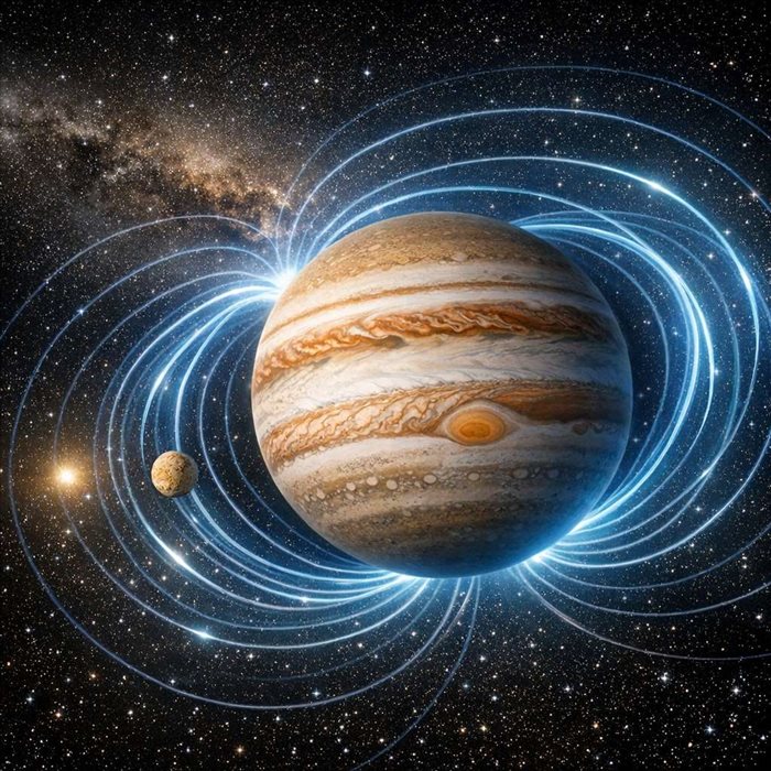 Pourquoi le champ magnétique de Jupiter est-il si puissant ?