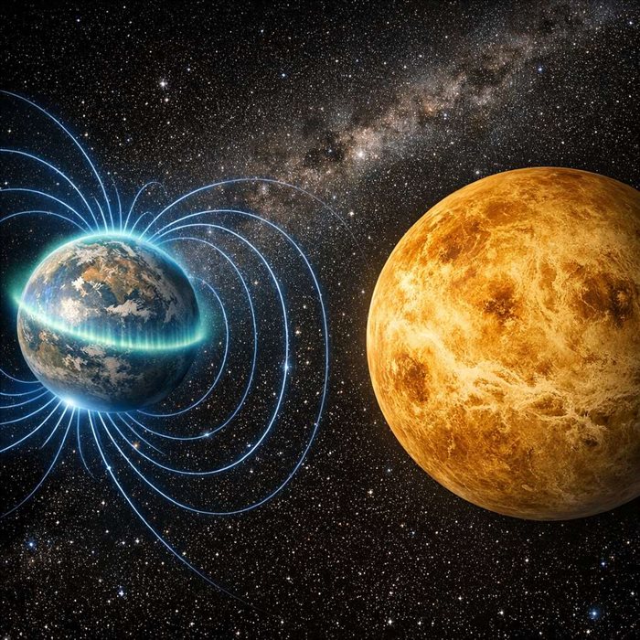 Pourquoi Vénus n’a-t-elle pas de champ magnétique ?