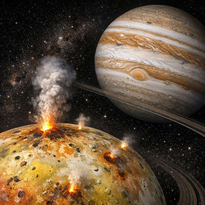 Pourquoi Io est si volcanique à cause de Jupiter ?