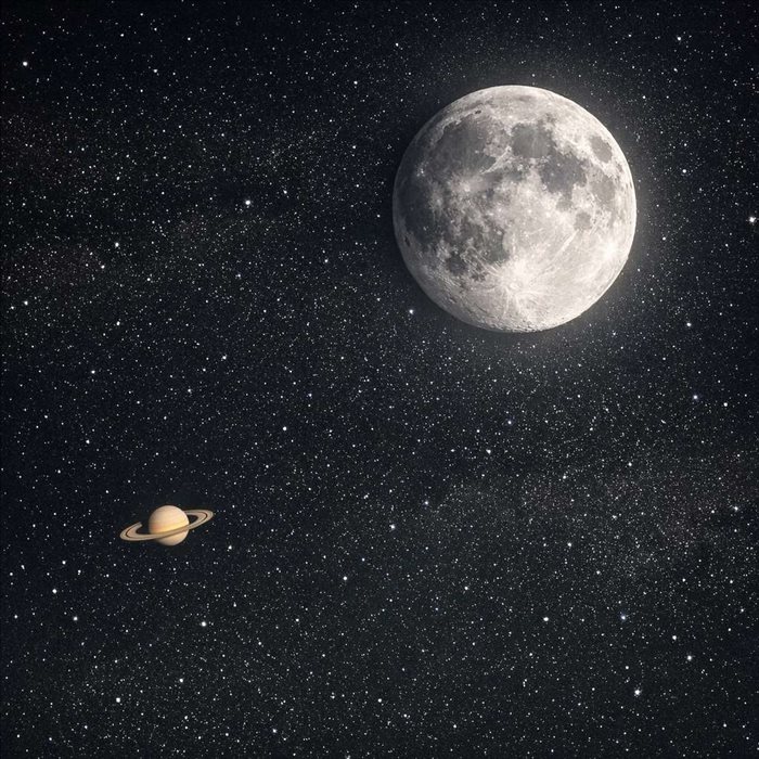 Conjonction Lune-Saturne : signification dans un thème natal
