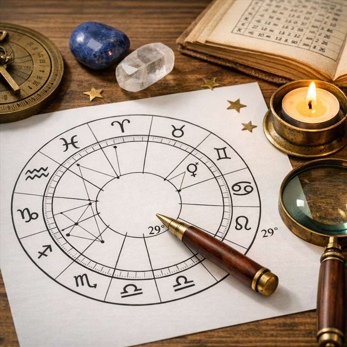 Degrés critiques en astrologie : guide pour mieux les lire