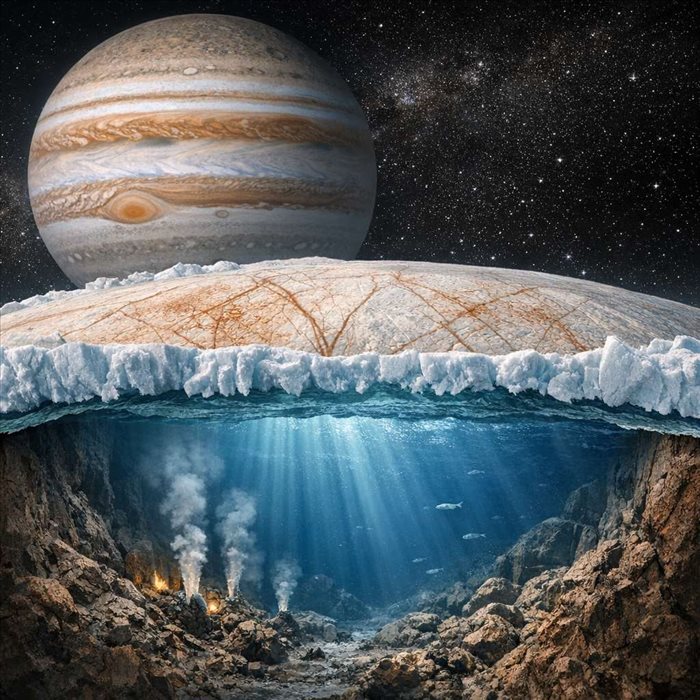 Europe sous sa glace : pourquoi cette lune pourrait cacher un océan
