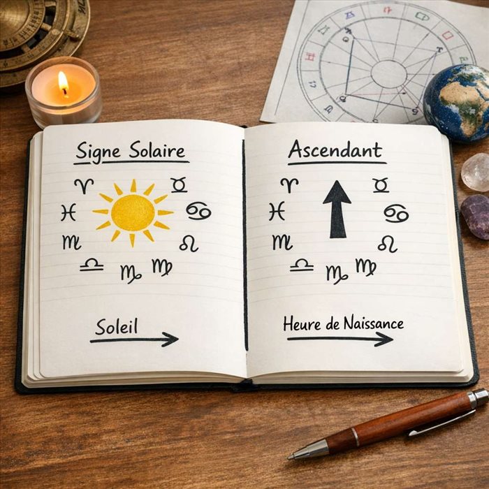 Différence entre signe solaire et ascendant : guide simple
