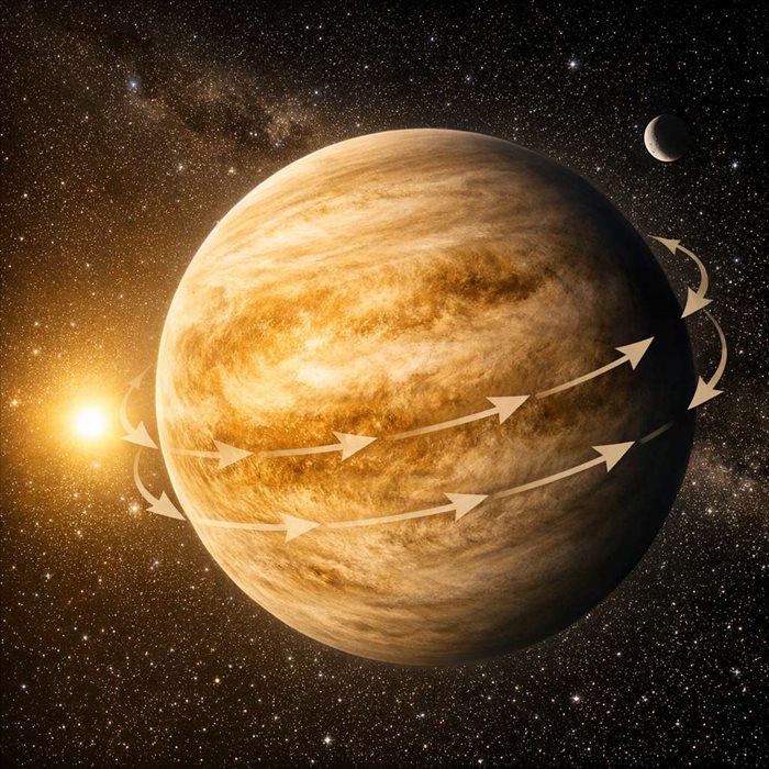 Superrotation de l’atmosphère de Vénus : comment ça marche ?