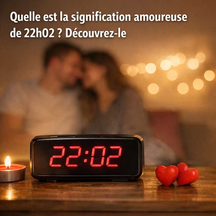Signification amoureuse de 22h02 : message, couple et célibat
