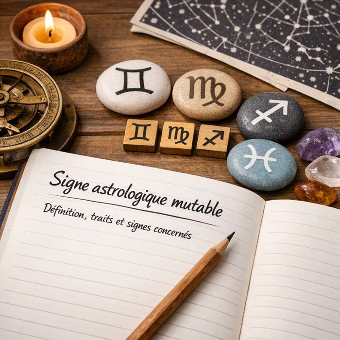 Signe astrologique mutable : définition, signes et rôle en astrologie