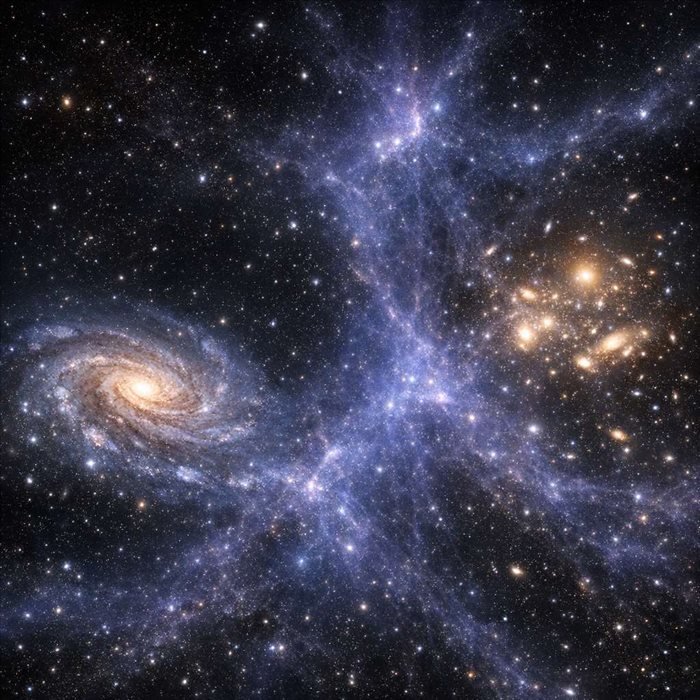 Matière noire en cosmologie : définition, preuves et mystères